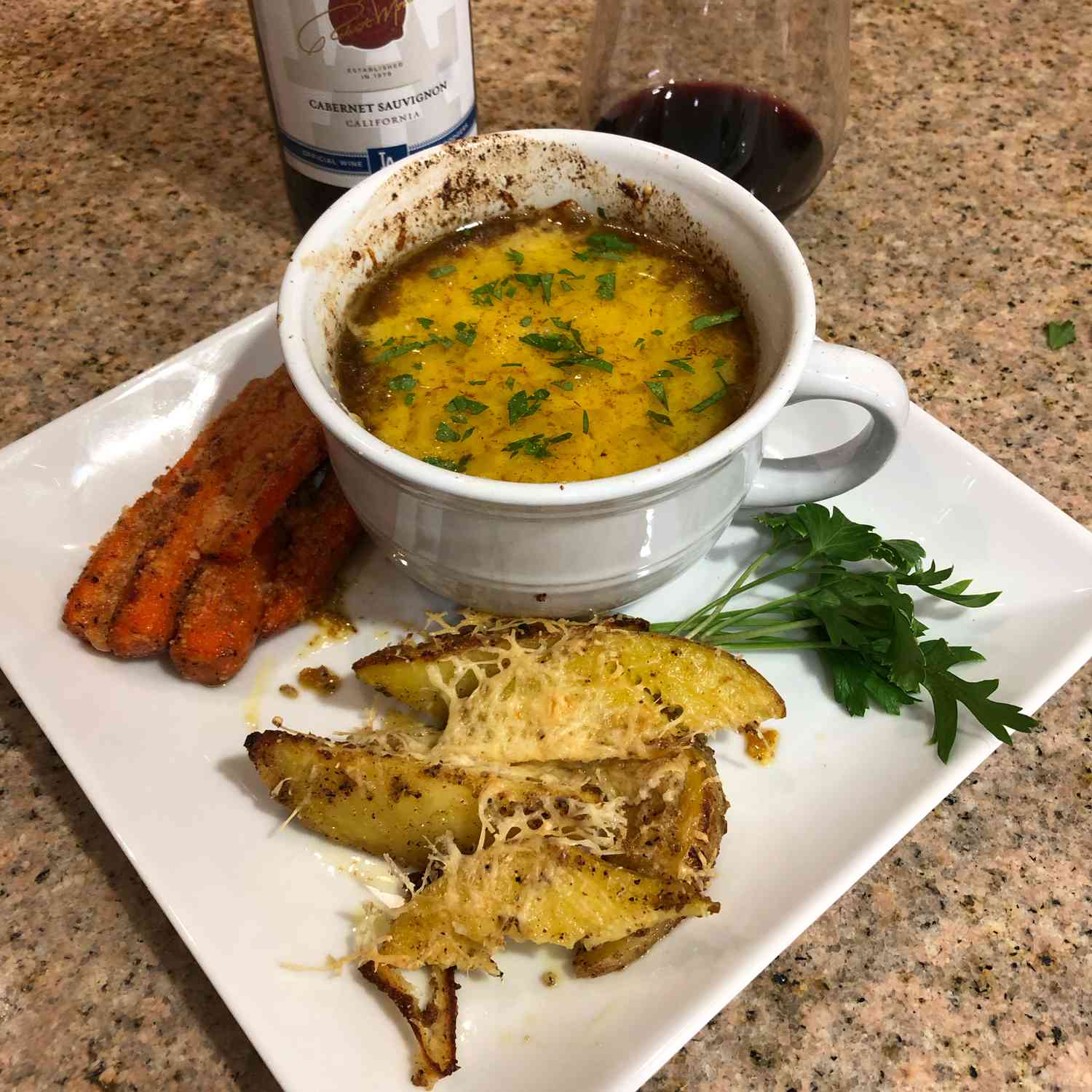 Slow-Cooked Beef Short Rib French Onion Soup