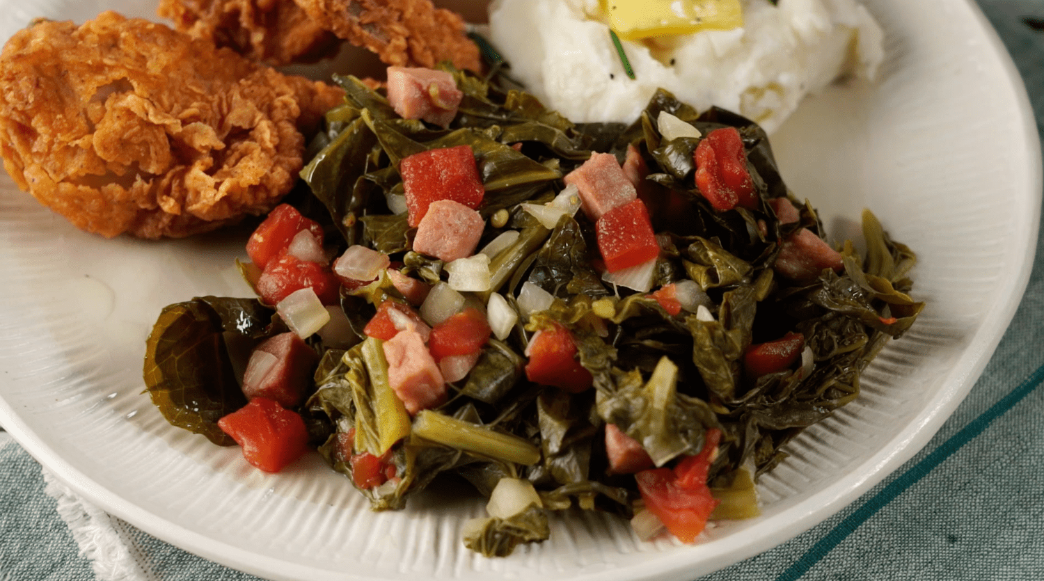 Slow-Cooked Southern Greens