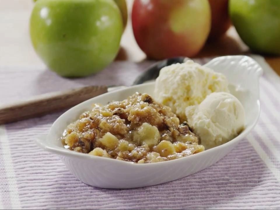 Slow Cooker Apple Crumble