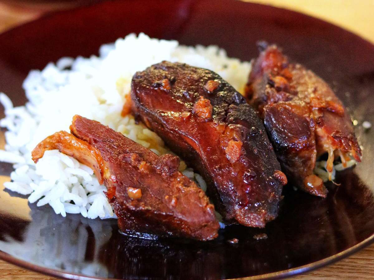 Slow Cooker Asian-Style Country Ribs with Sushi Rice