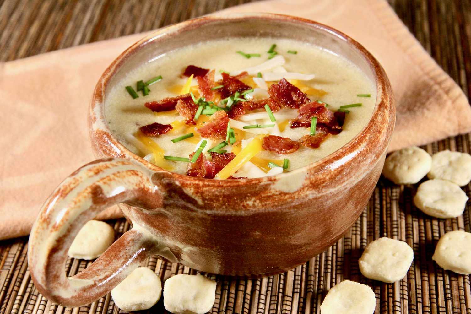 Slow Cooker Bacon Potato Soup