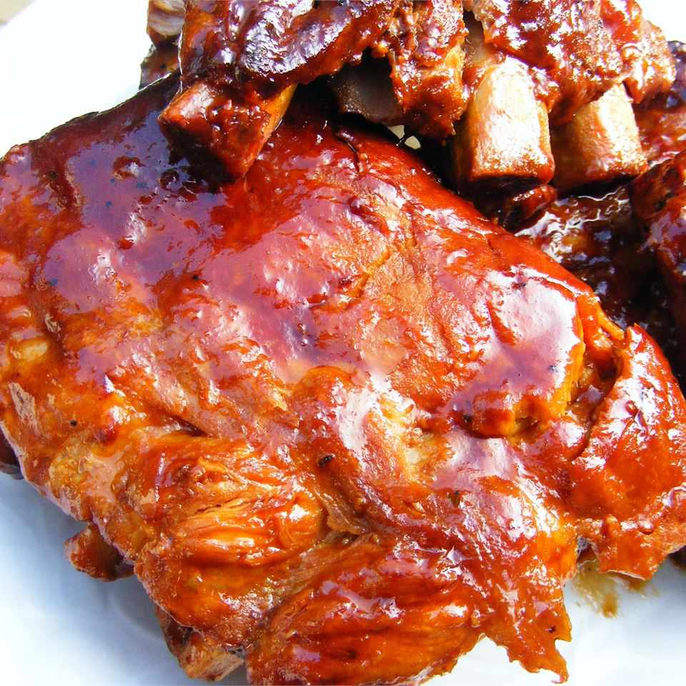 Slow Cooker BBQ Baby Back Ribs