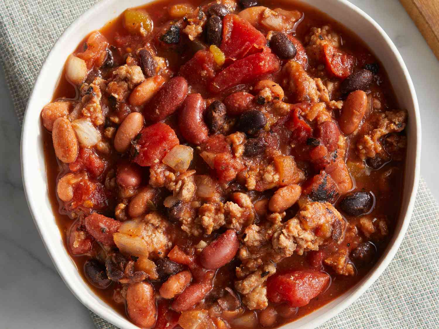 Slow Cooker Bean Chili