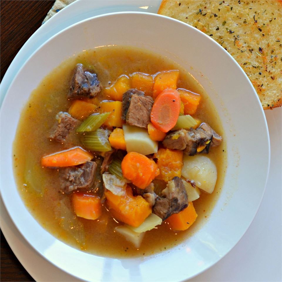 Slow Cooker Beef and Butternut Squash Stew