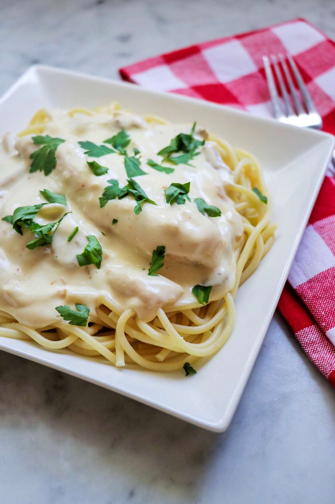 Slow Cooker Chicken Alfredo