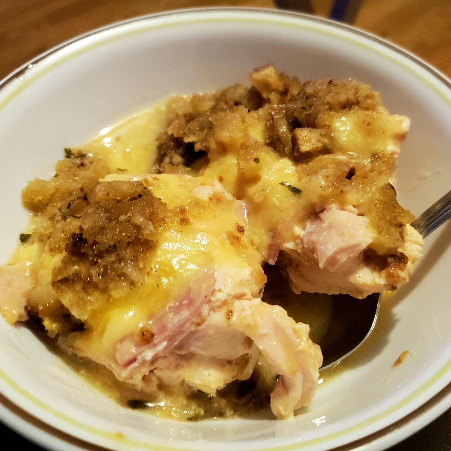 Slow Cooker Chicken Cordon Bleu Casserole