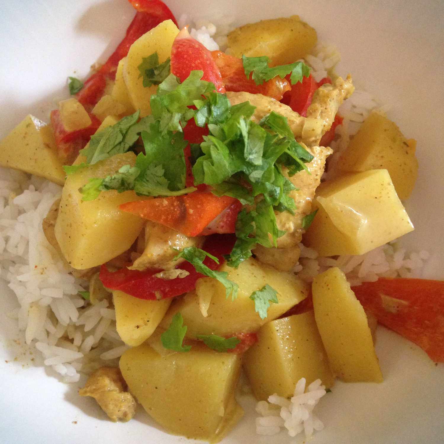 Slow Cooker Chicken Curry with Coconut Milk