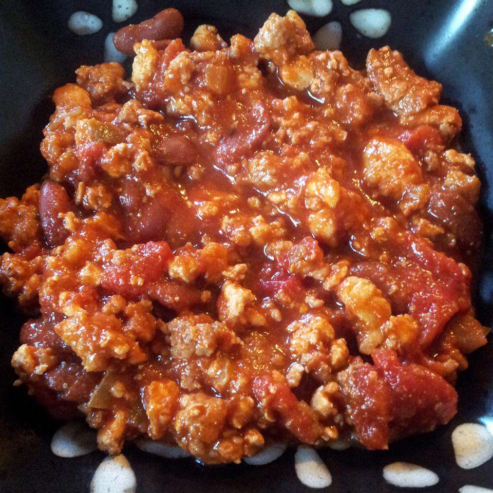 Slow Cooker Chicken Sausage Chili