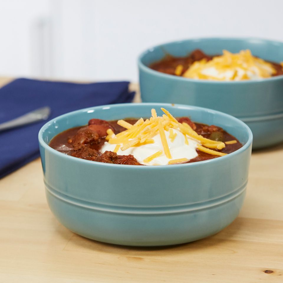 Slow Cooker Chili for Game Day
