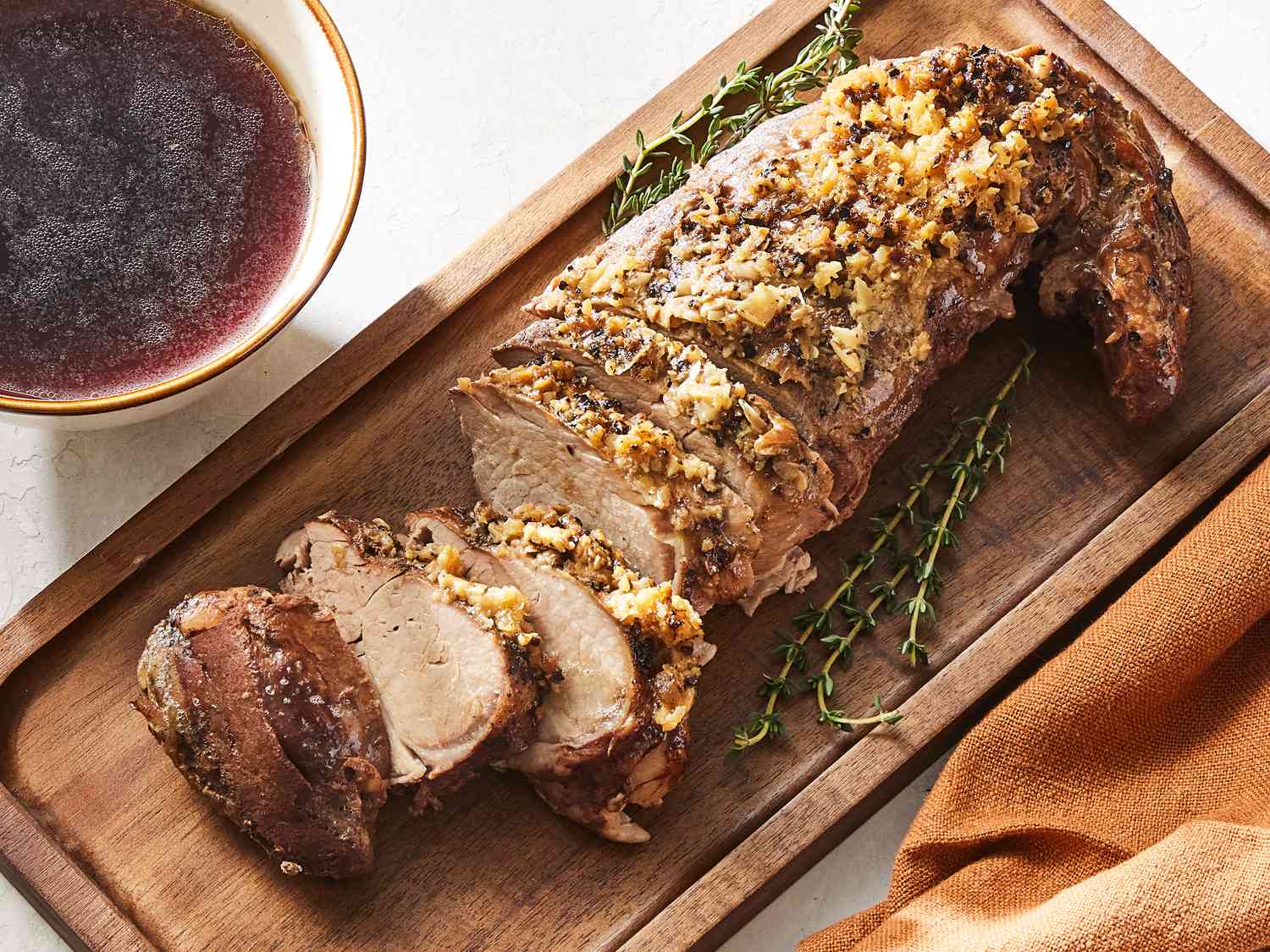 Slow Cooker Garlic Soy Pork Tenderloin