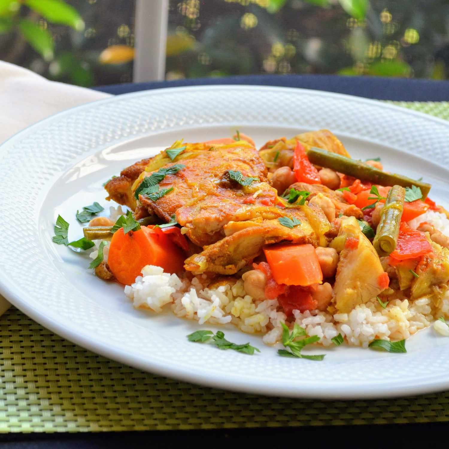 Slow Cooker Greek Chicken and Vegetables