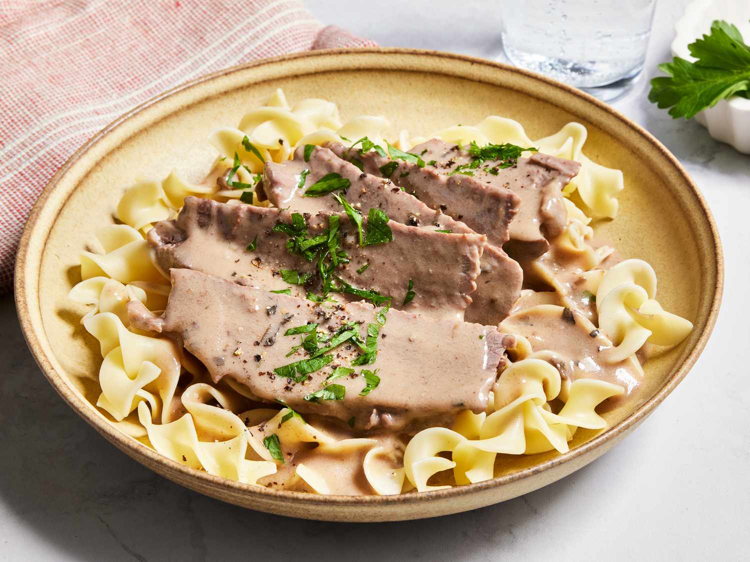Slow Cooker Marinated Flank Steak