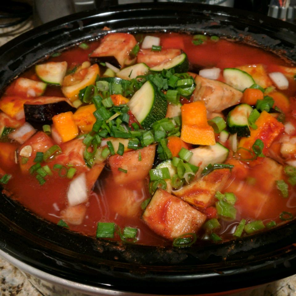 Slow Cooker Mediterranean Vegetable Stew