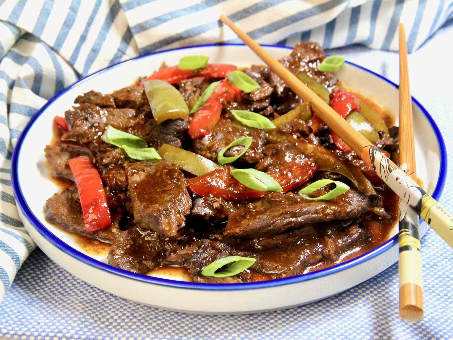 Slow Cooker Pepper Steak