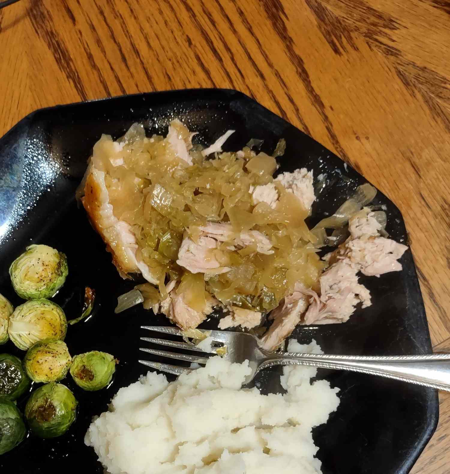 Slow Cooker Pork and Sauerkraut with Beer