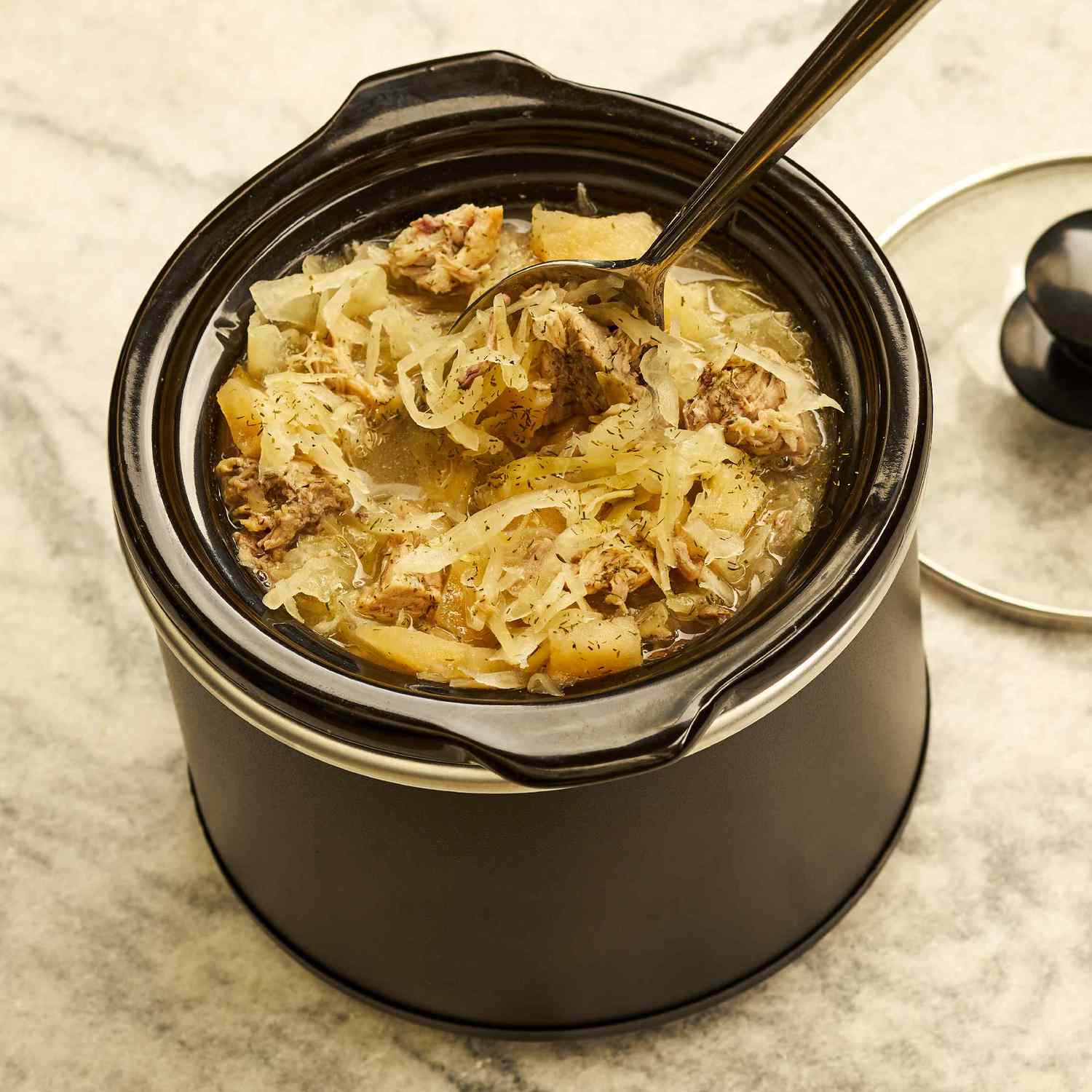Slow Cooker Pork with Sauerkraut