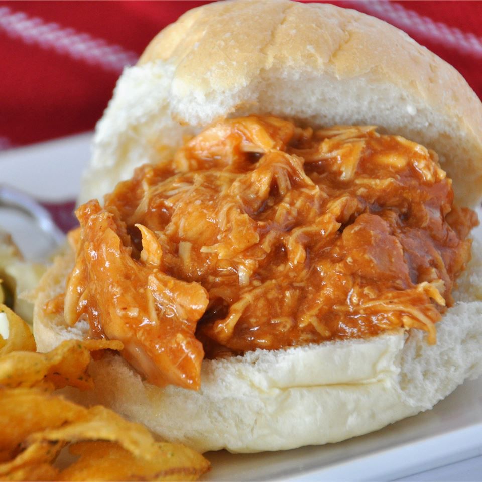 Slow Cooker Pulled BBQ Chicken