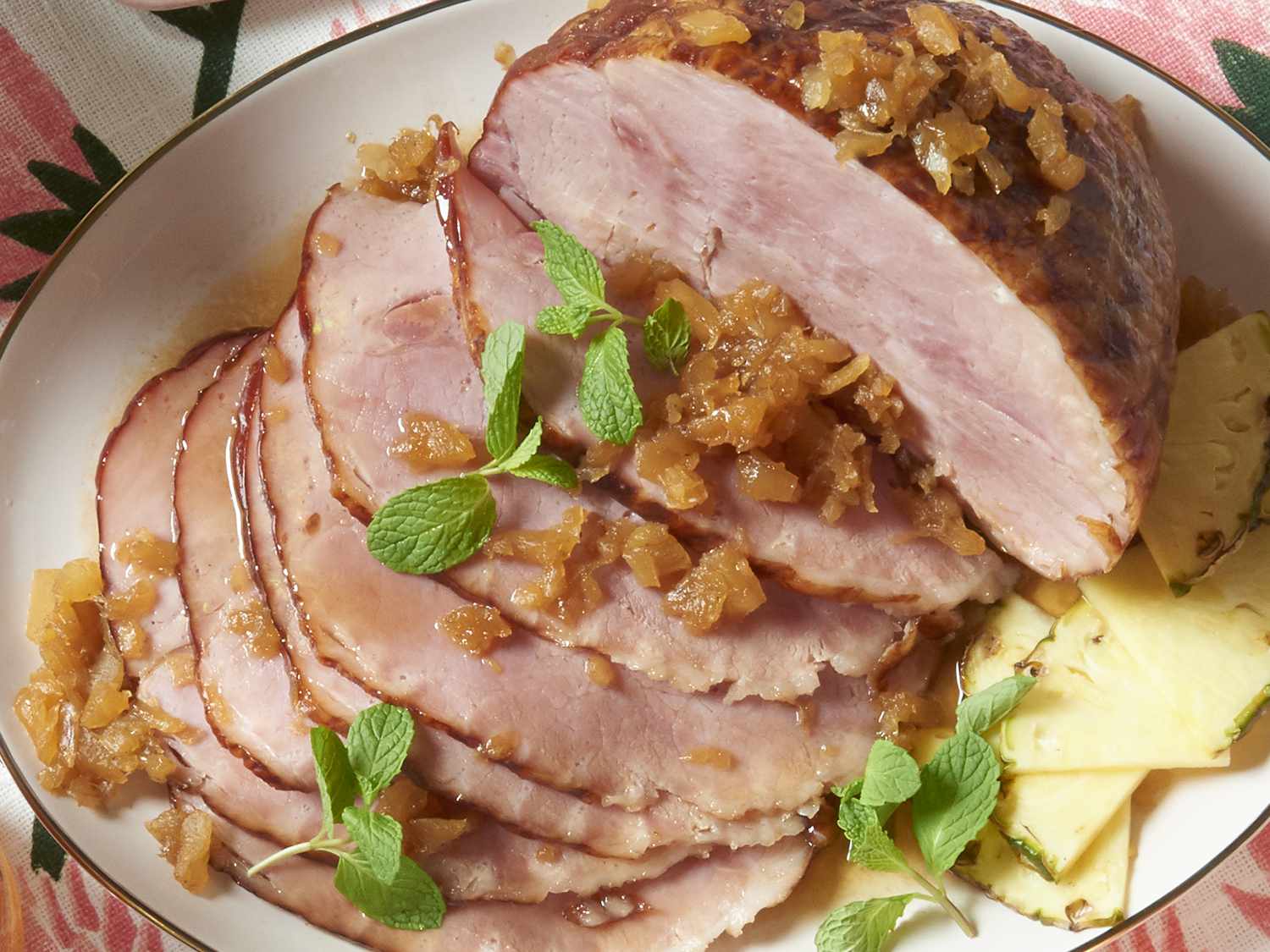 Slow Cooker Sweet Glazed Ham