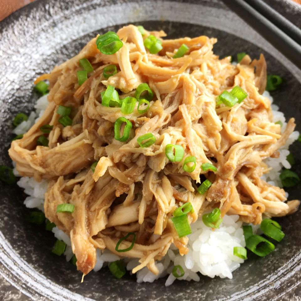 Slow Cooker Teriyaki Shredded Chicken