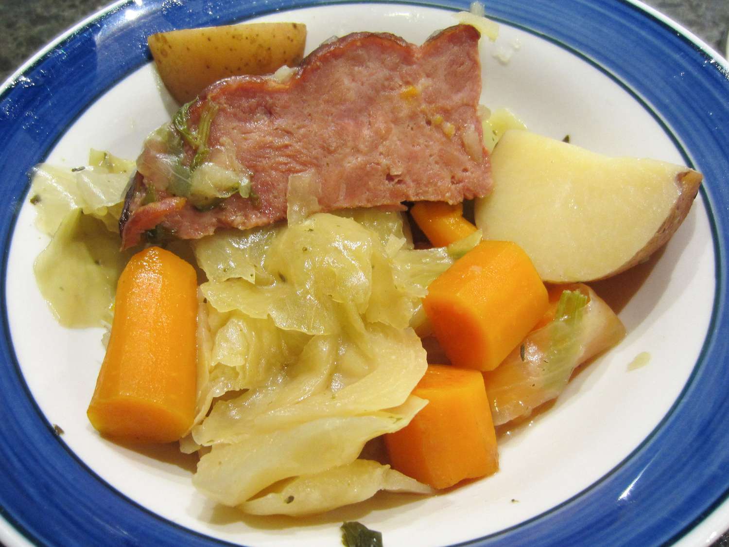 Slow Cooker Turkey Ham and Veggie Stew