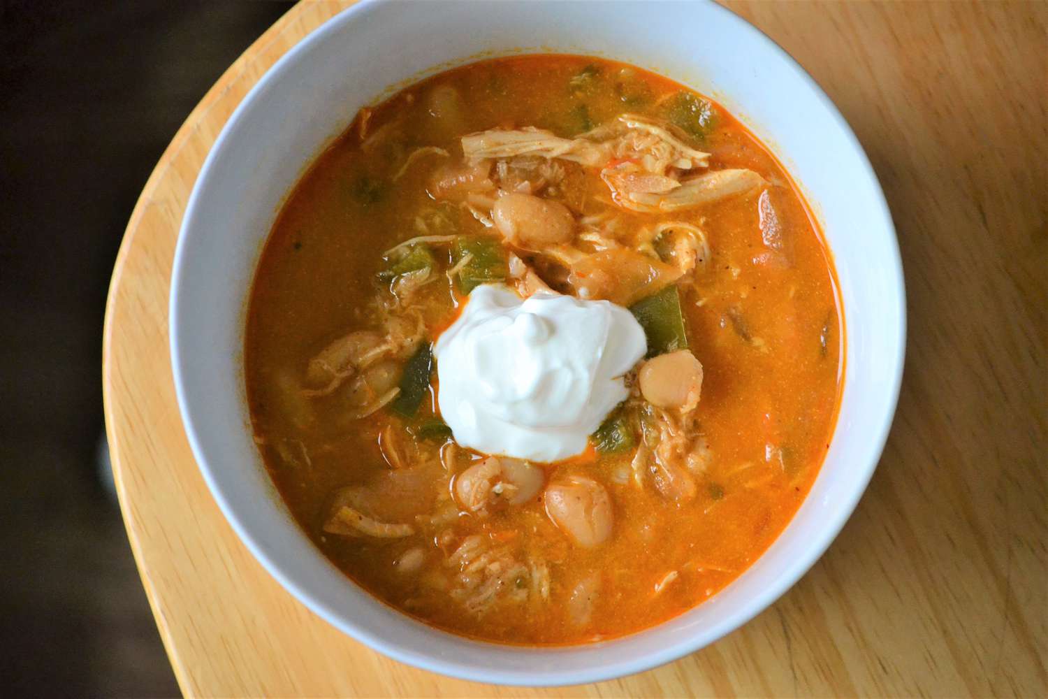 Slow-Cooker White Chicken Chili with Salsa