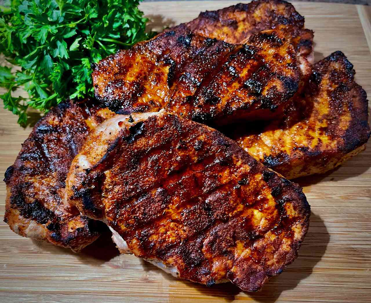 Smoked Paprika Grilled Pork Chops