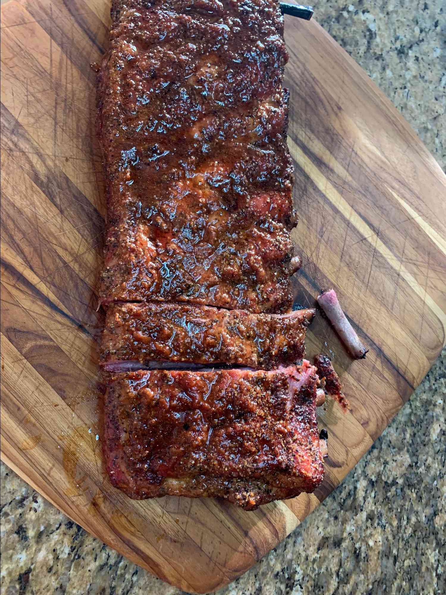 Smoked Pork Spare Ribs