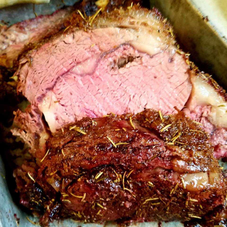 Smoked Prime Rib Roast with Hickory