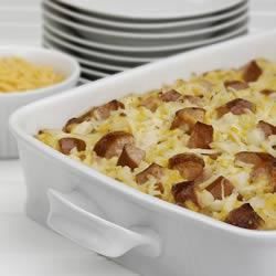 Smoked Sausage and Cheesy Potatoes