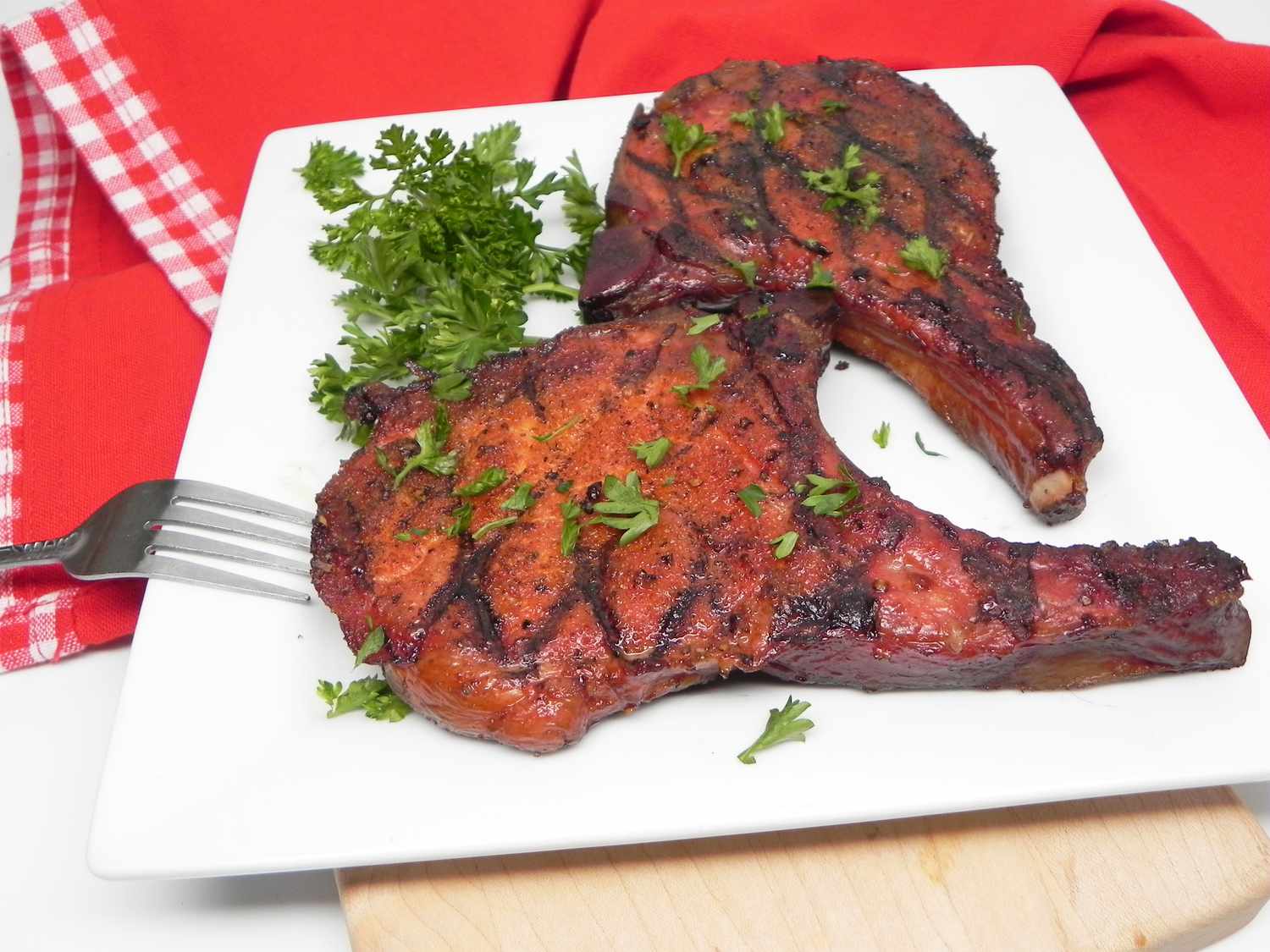 Smoked Tender Pork Chops