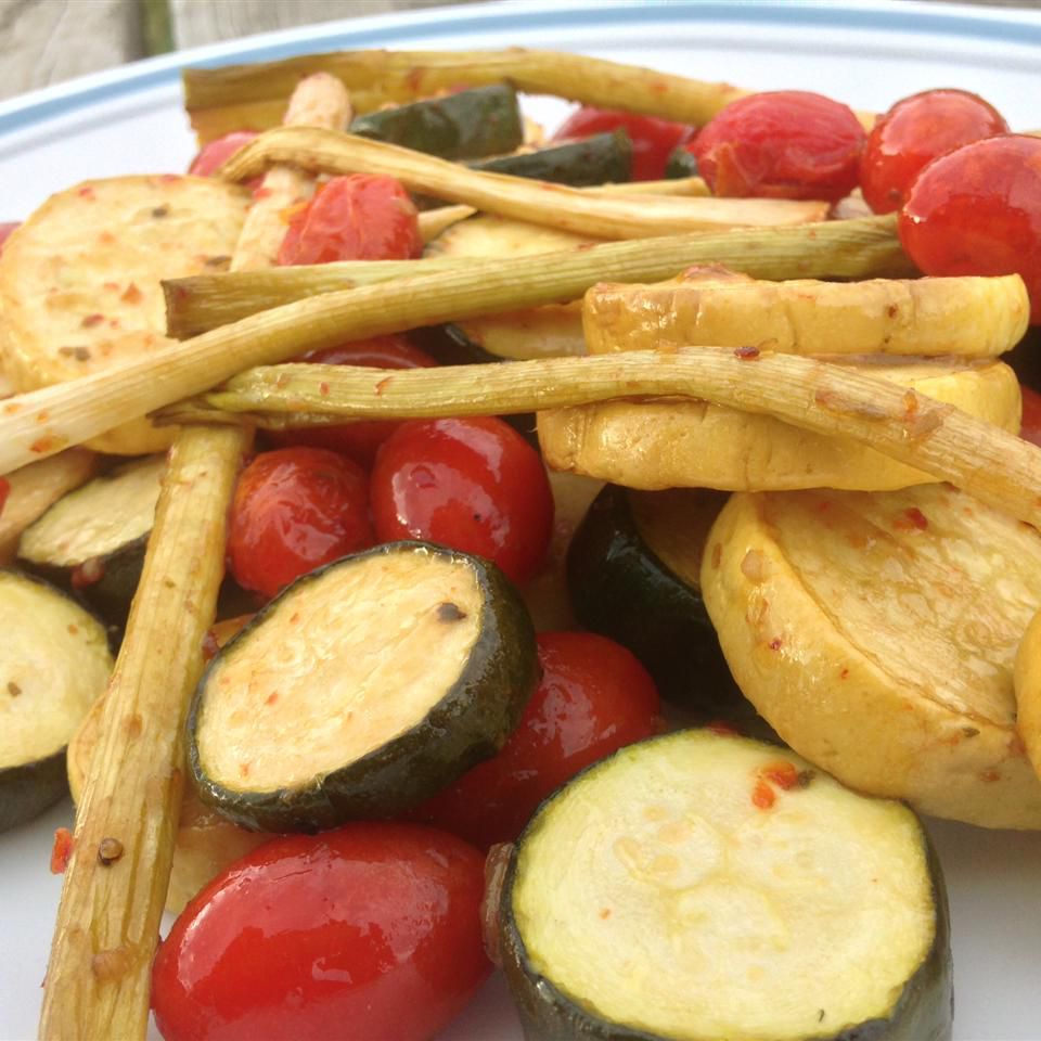 Smoked Zucchini and Squash Medley