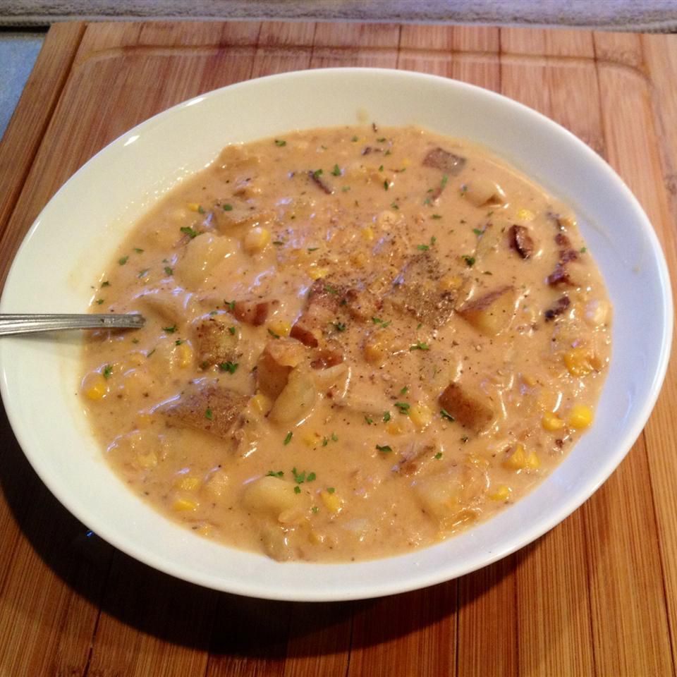 Smoky Bacon and Corn Stew