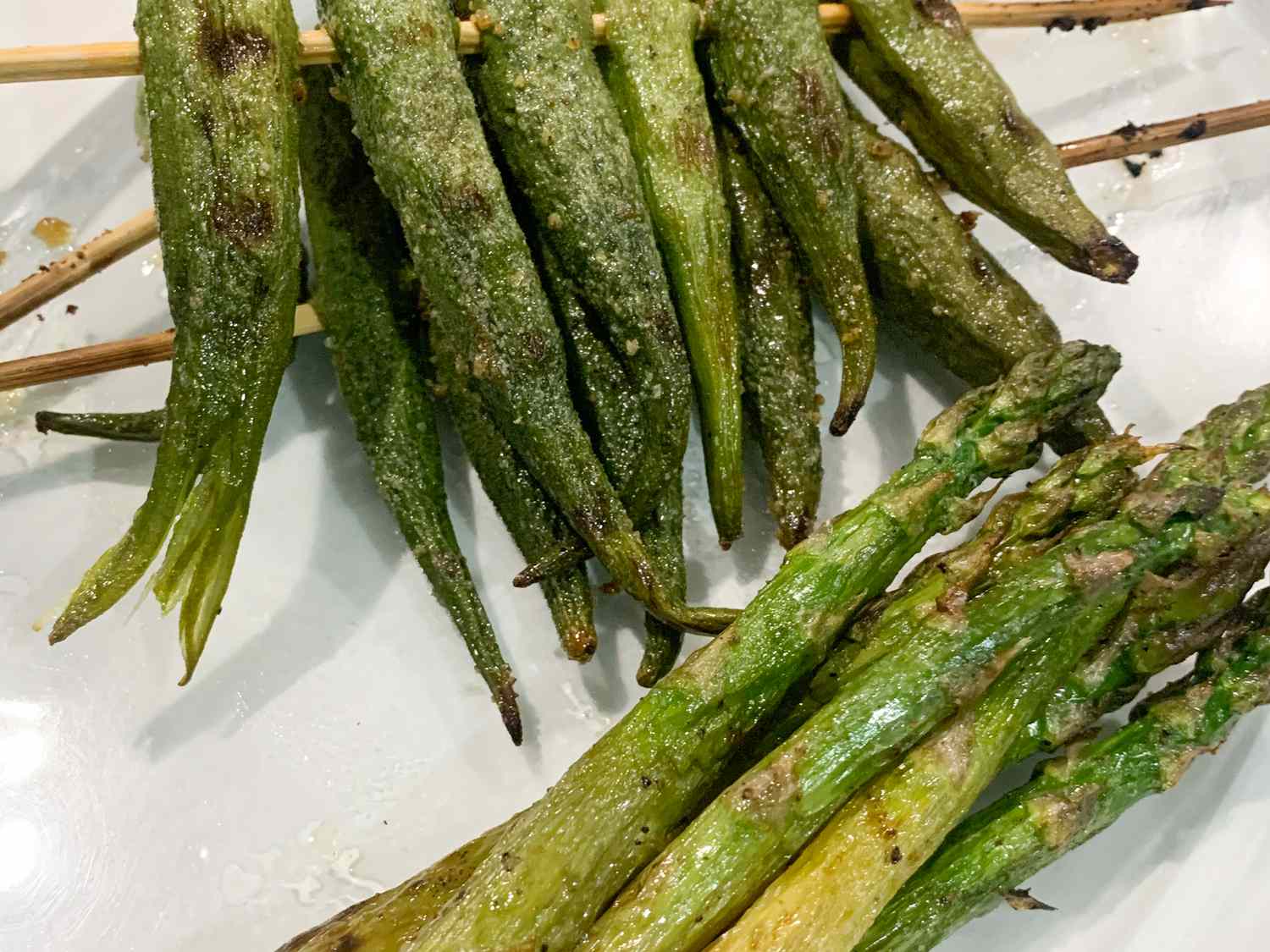 Smoky Grilled Okra