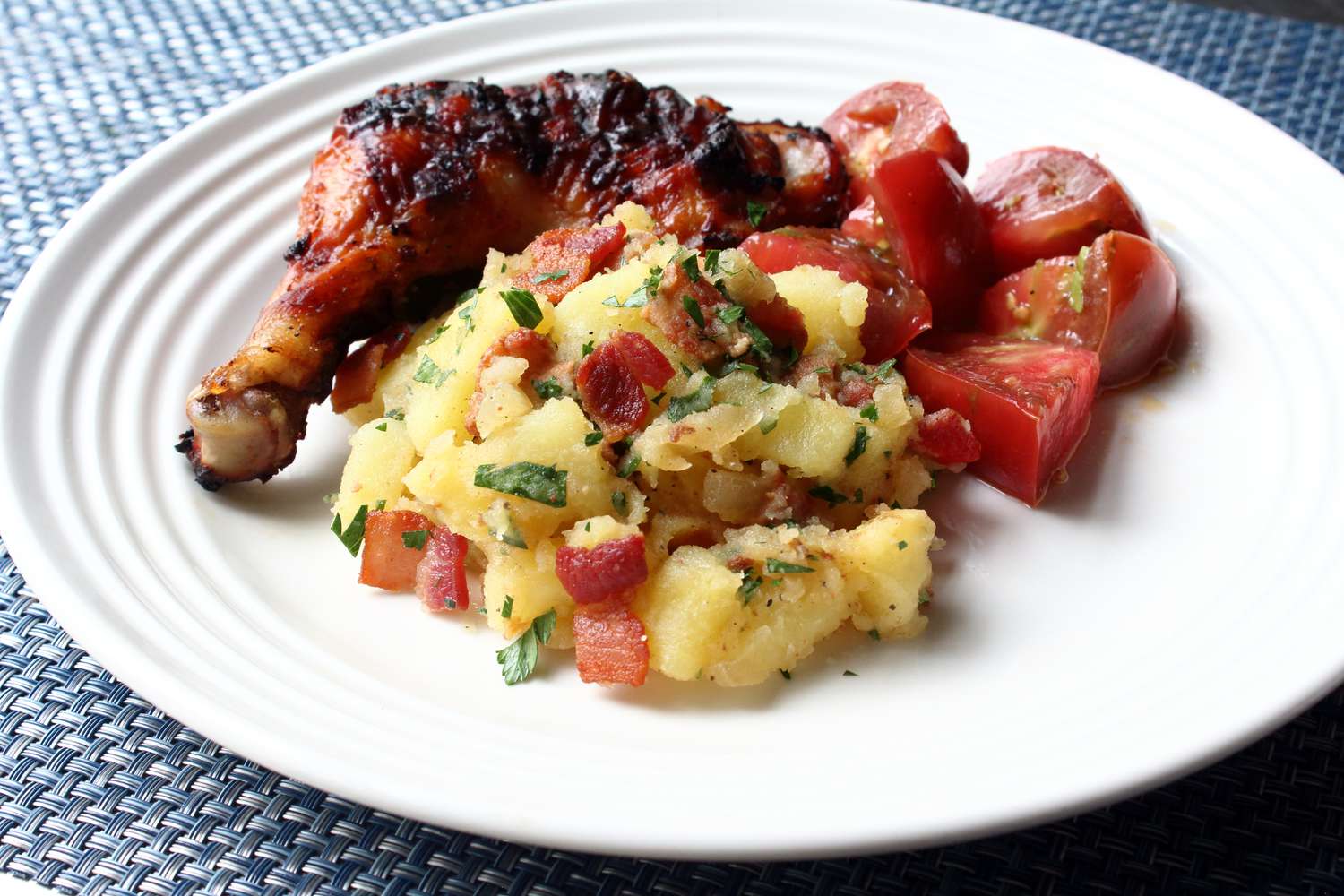 Smoky Grilled Potato Salad
