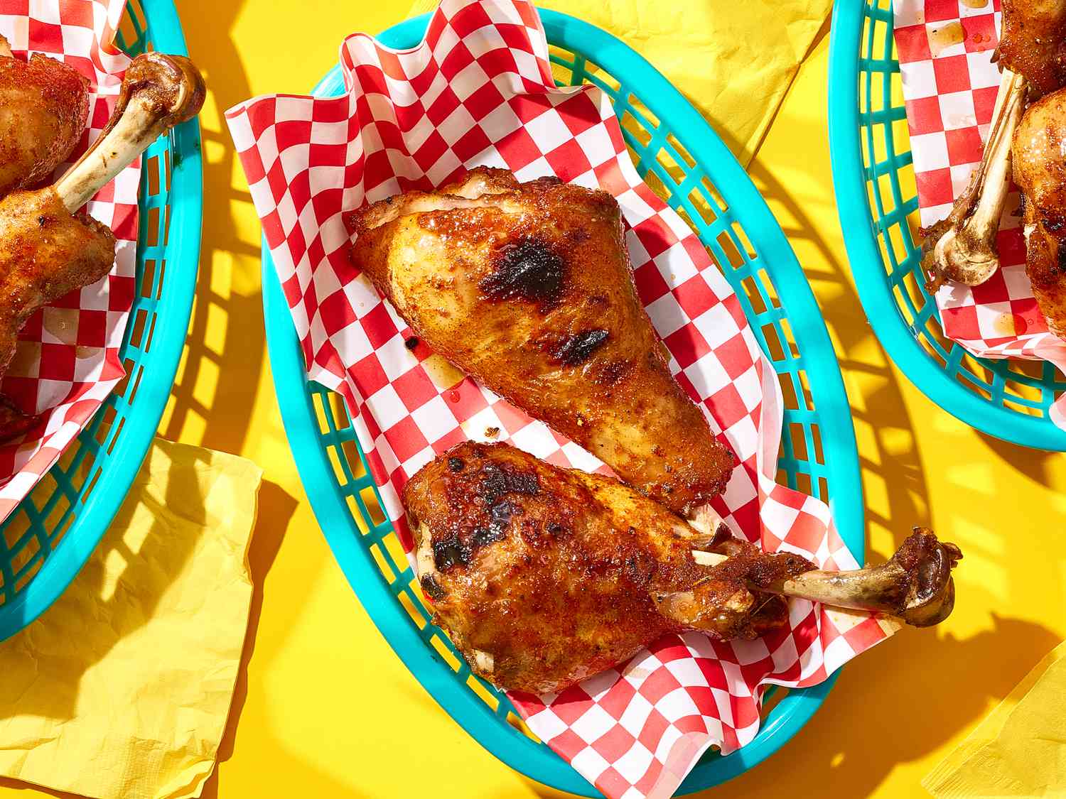 Smoky Grilled Turkey Legs
