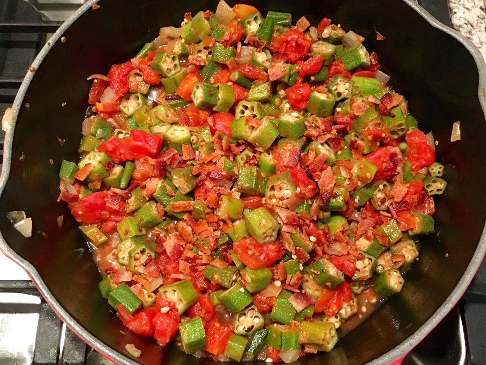Smoky Okra and Tomatoes