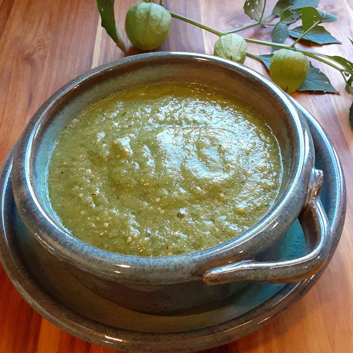 Smoky Roasted Tomatillo Salsa