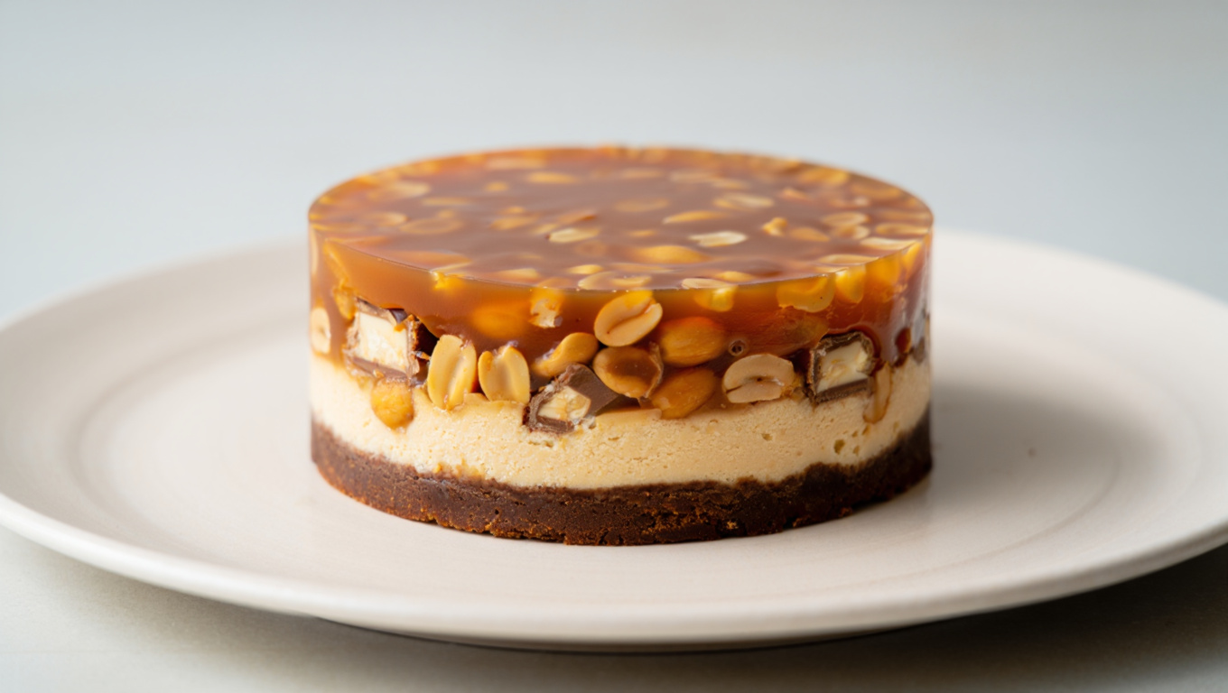 Snickers Caramel Cheesecake
