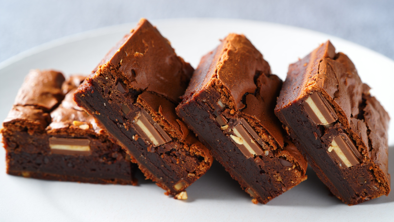 Snickers Fudge Brownies