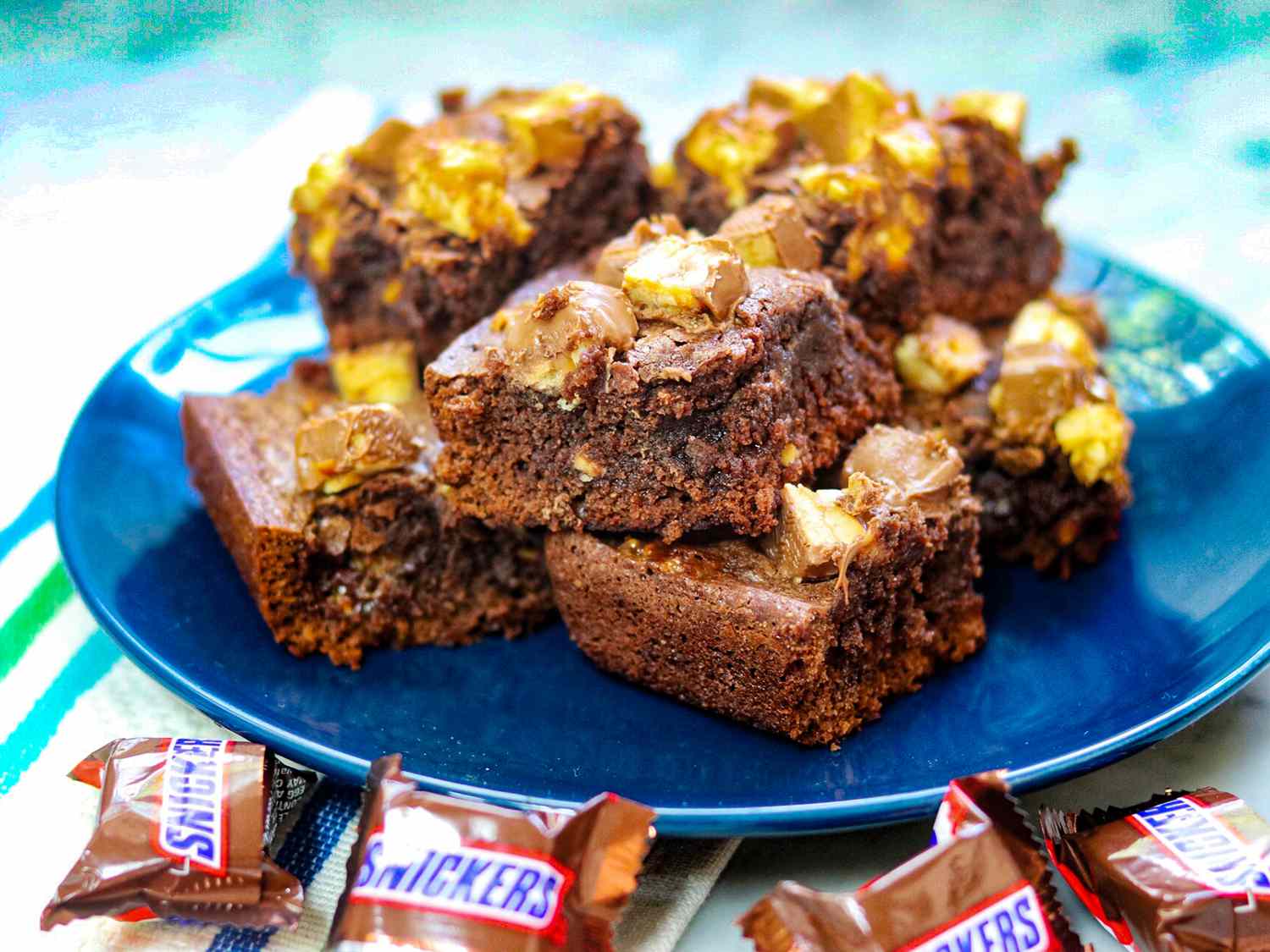 Snickers Fudge Brownies