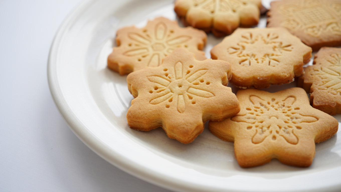 Snowflake Christmas Cookies