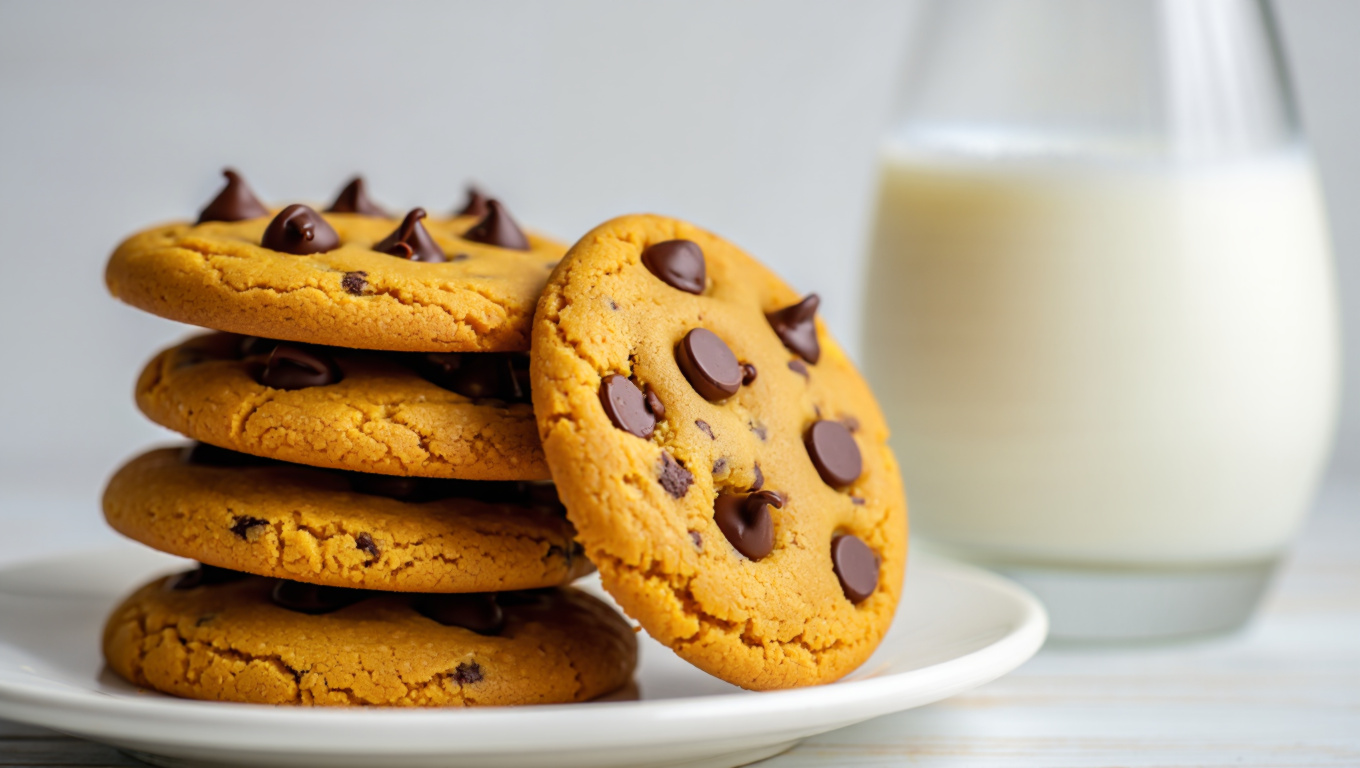Soft Pumpkin Chocolate Chip Cookies
