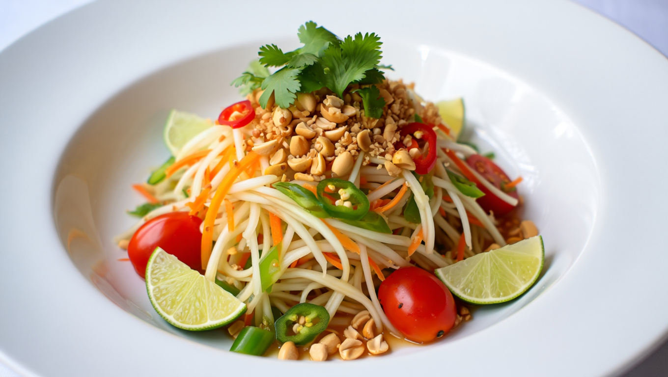 Som Tam Green Papaya Salad