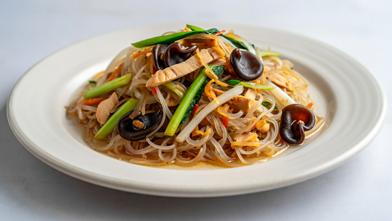 Sotanghon Noodles with Chicken