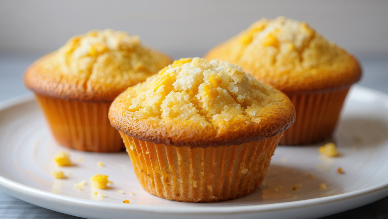 Sour Cream Corn Muffins