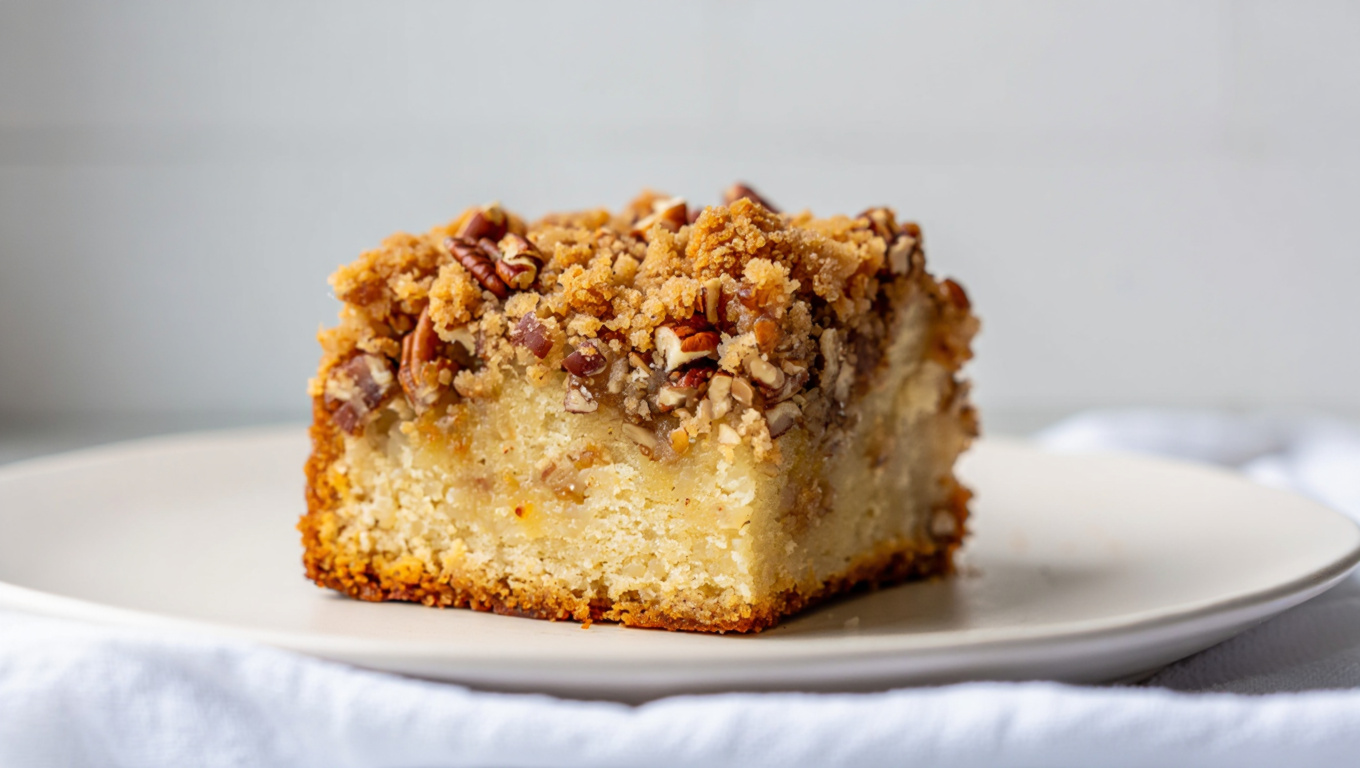 Sour Cream Pecan Coffee Cake