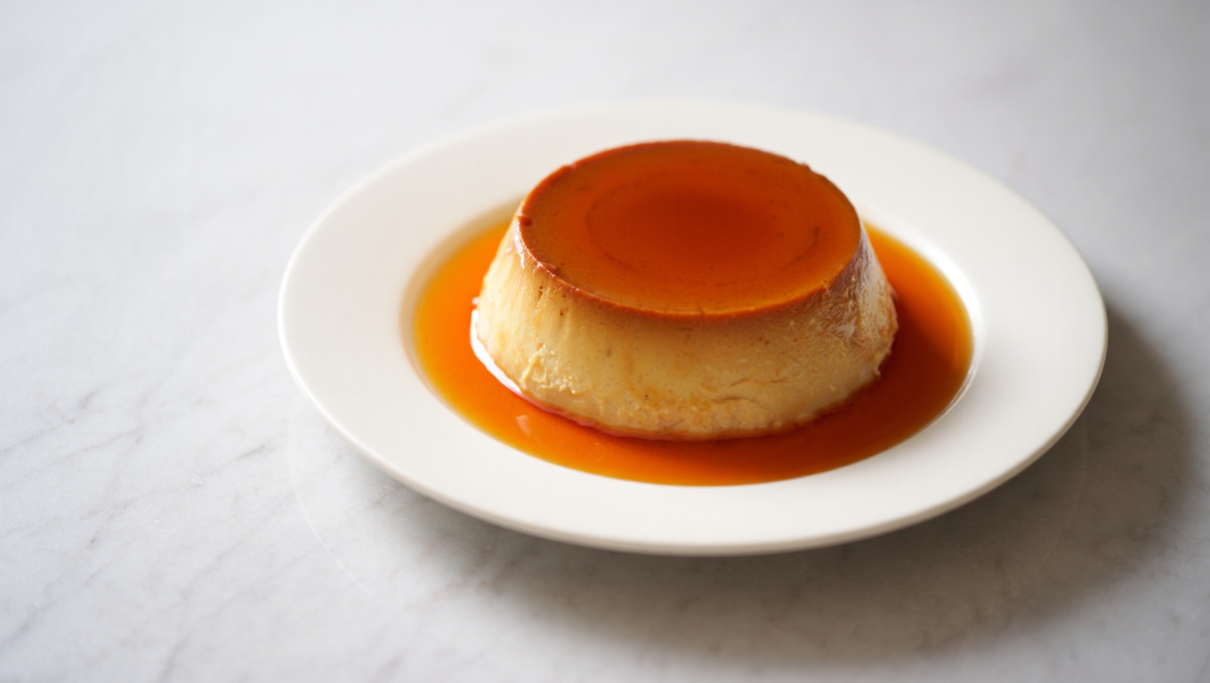 Sous Vide Caramel Flan