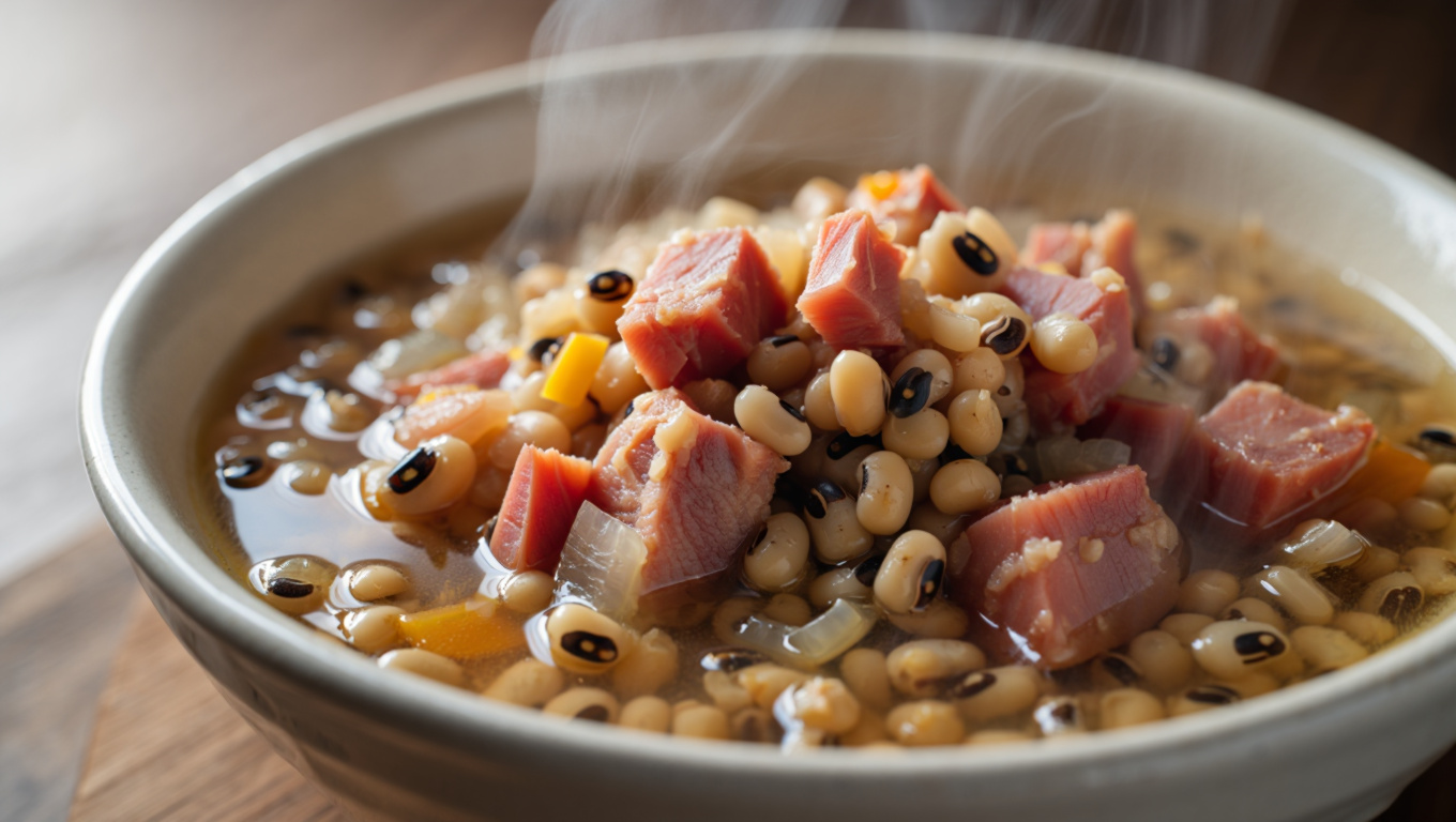 Southern Black-Eyed Peas with Ham Hocks