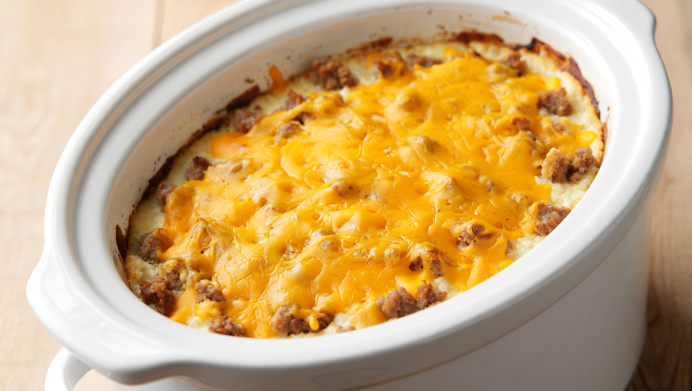 Southern Cheesy Grits Casserole