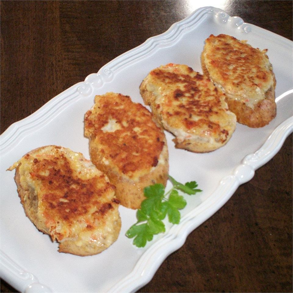 Southern Chicken Toast Triangles